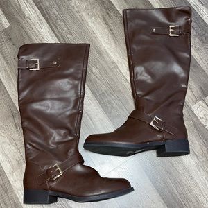 Forever 21 brown high boots.